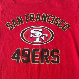 San Francisco 49ers Red Short Sleeve Team Tee